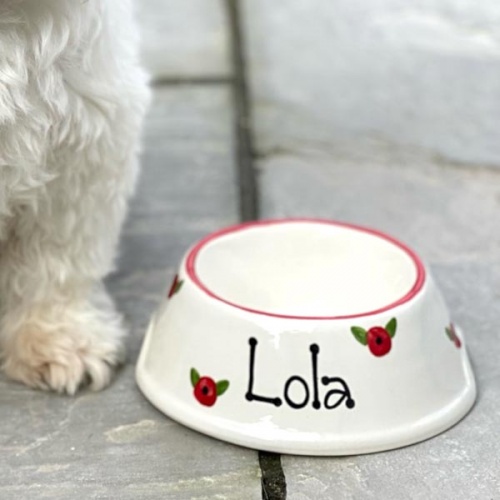 Personalised Dog Bowl - Poppy